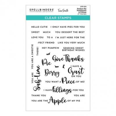 Spellbinders Clear Stamps - Perfect Pie